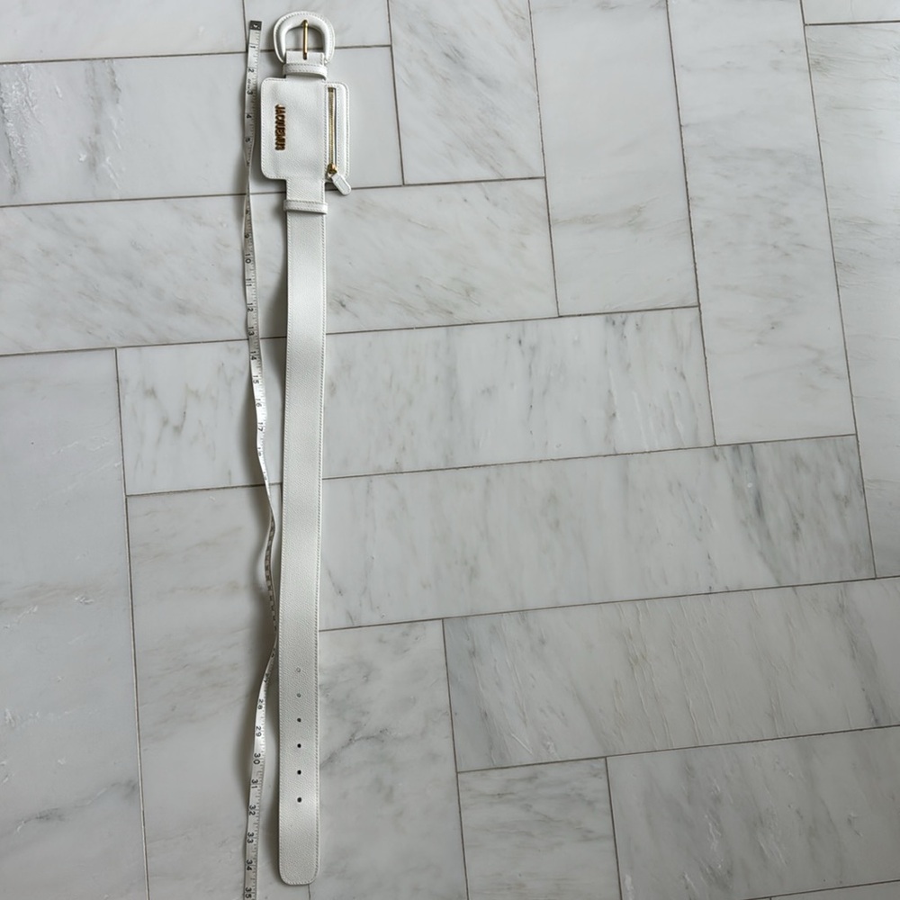 Jacquemus White Leather Belt Bag - Picture 2 of 2